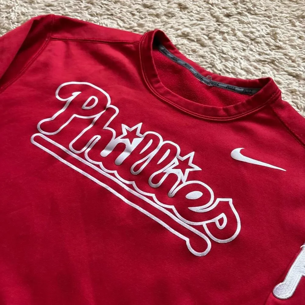 Y2K Mens Nike Philadelphia Phillies Crewneck SZ M